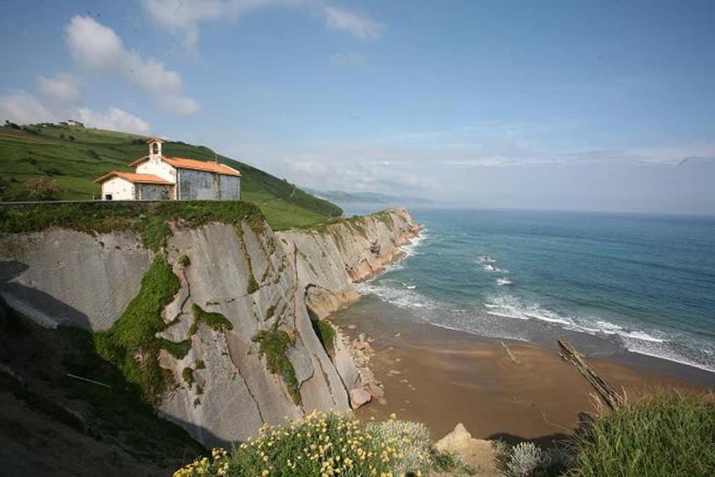 Ferienwohnung 2 Habit, Sala, Terraza, Jardin, Parking Gratis Zumaia Exterior foto