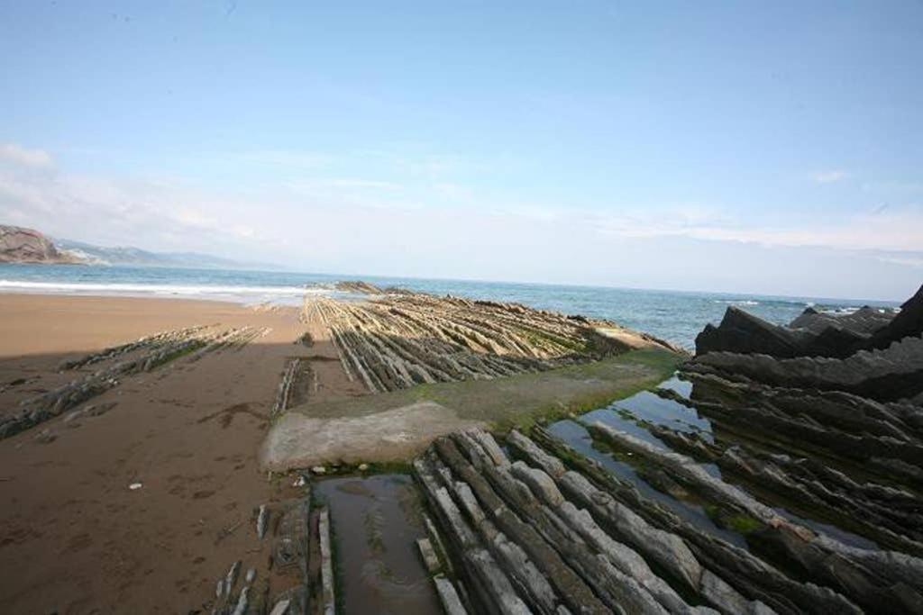 Ferienwohnung 2 Habit, Sala, Terraza, Jardin, Parking Gratis Zumaia Exterior foto